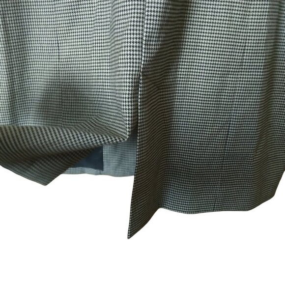 Barneys New York Women's Medium Houndstooth Double Breasted Blazer Jacket Office - Picture 6 of 7